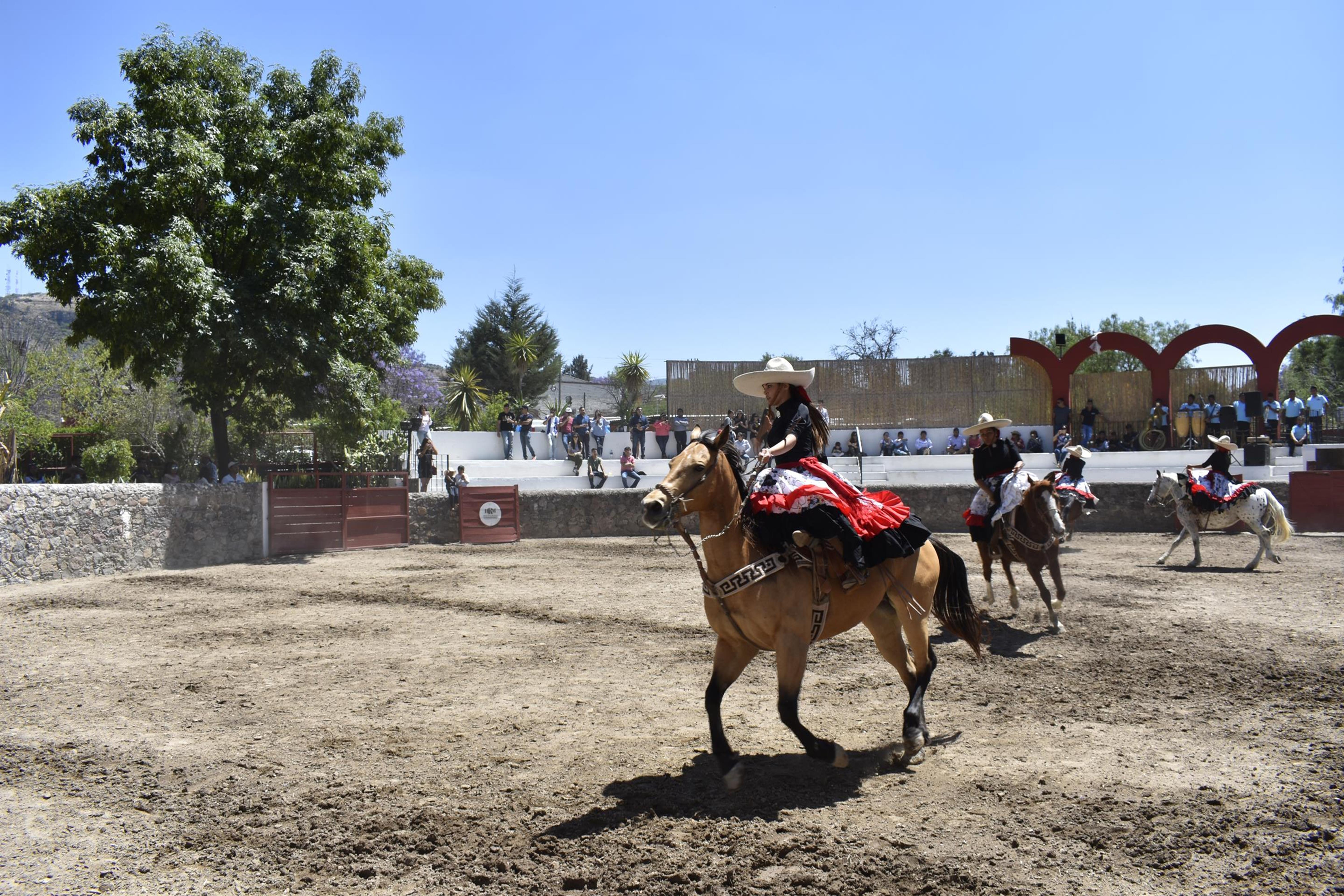 Real De Minas San Miguel De Allende Luaran gambar Charros in Charra show